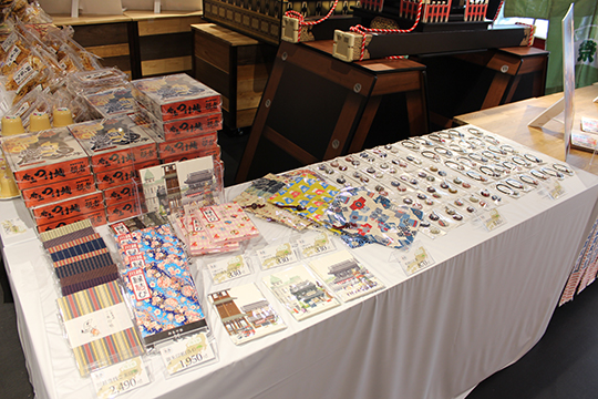 川越市の商品を多く出品しました。小江戸の粋な商品が盛りだくさんでした。